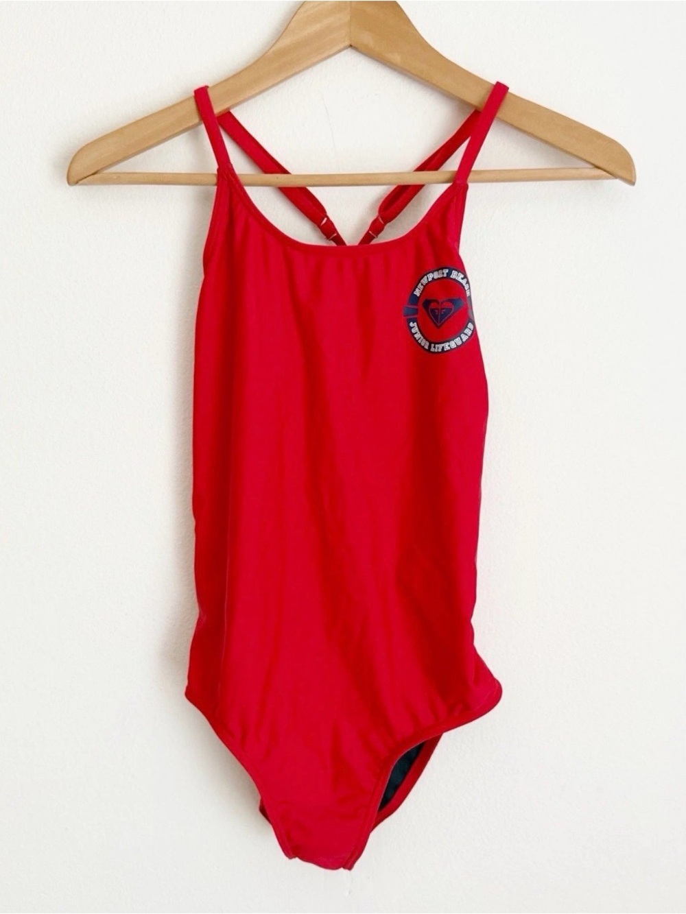 NWT Roxy One Piece Swimsuit Newport Beach Junior Lifeguard Red Beach women’s S